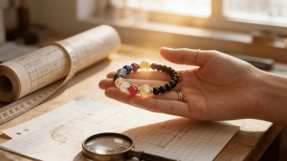Crystal bracelet and law of attraction guide