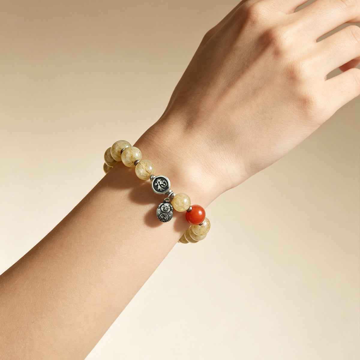 Wealth & Luck - Golden Rutilated Quartz Bracelet