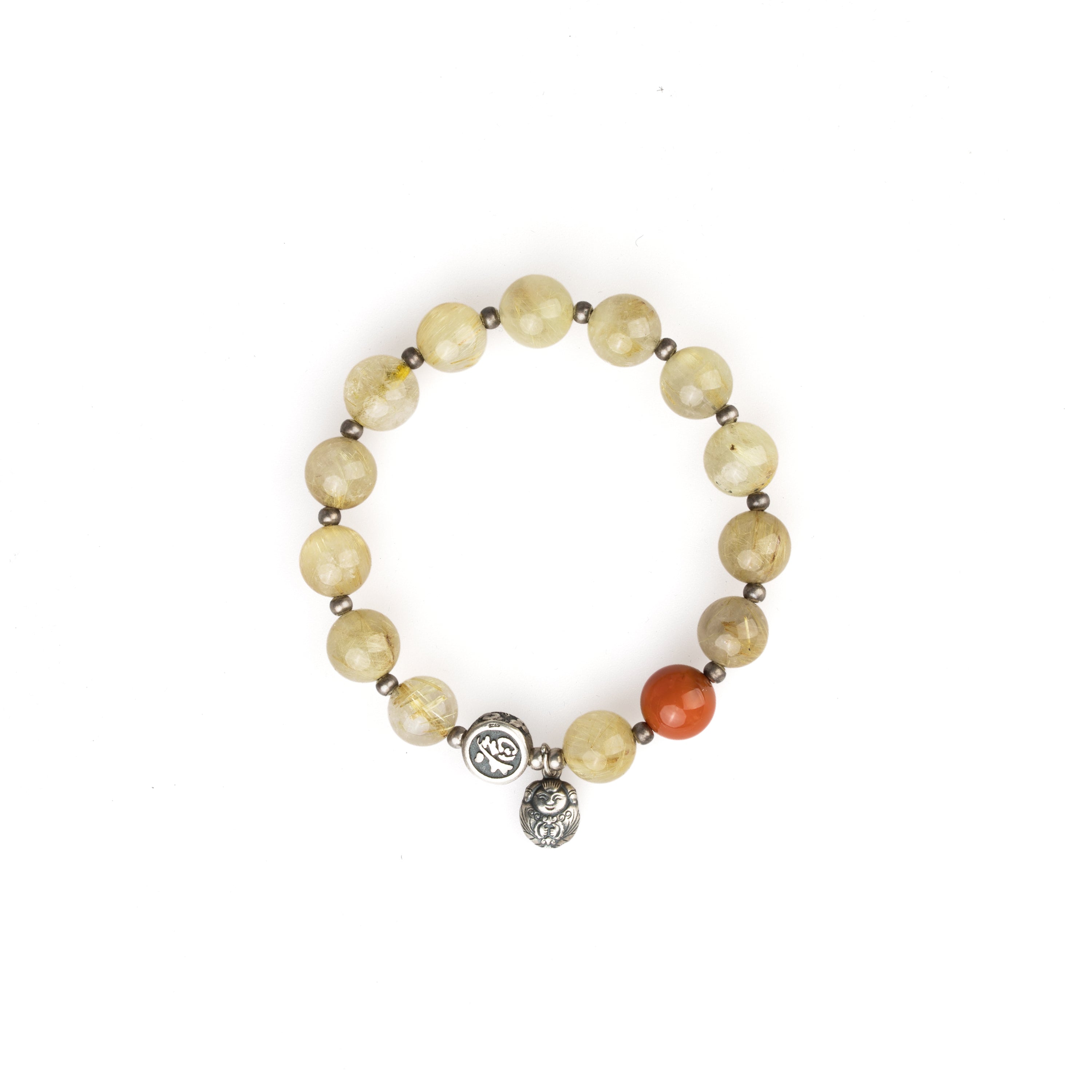 Wealth & Luck - Golden Rutilated Quartz Bracelet