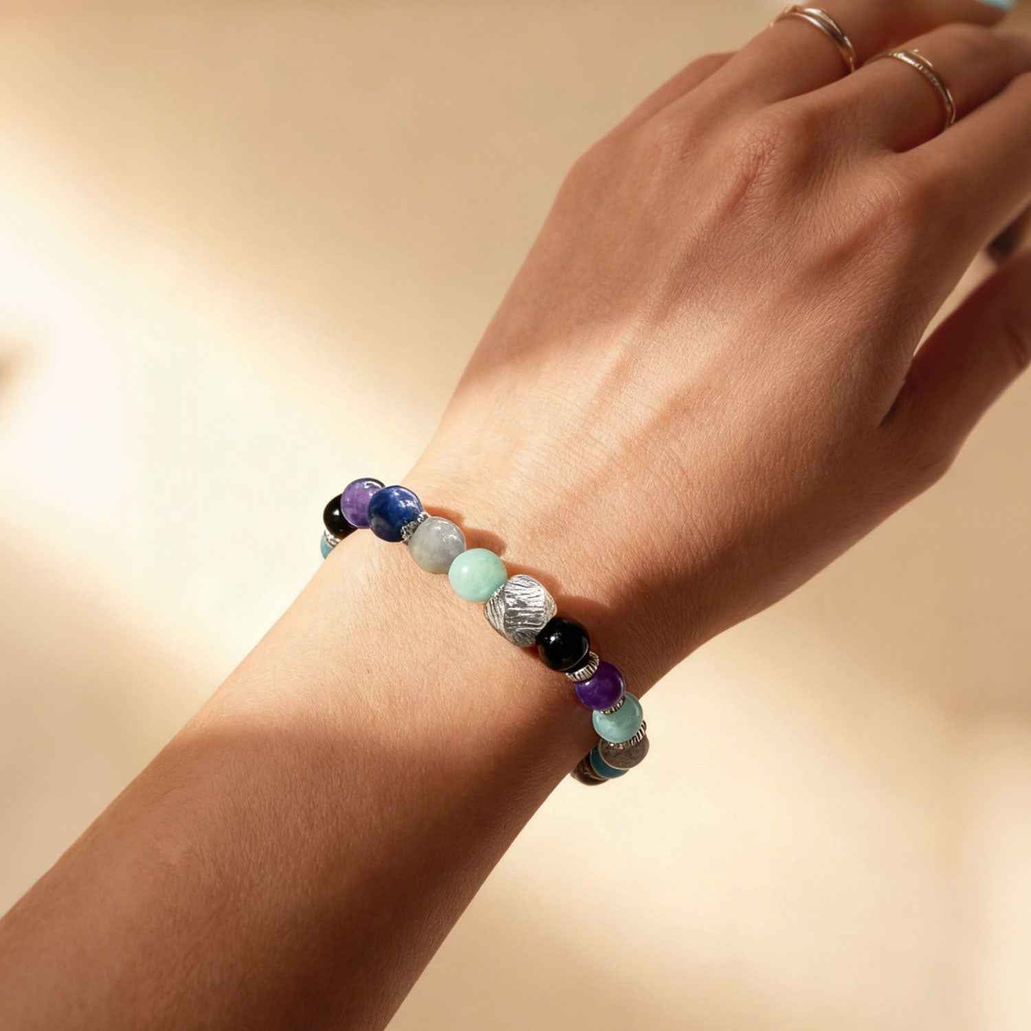 7-Chakra Aligning Healing Crystal Bracelet