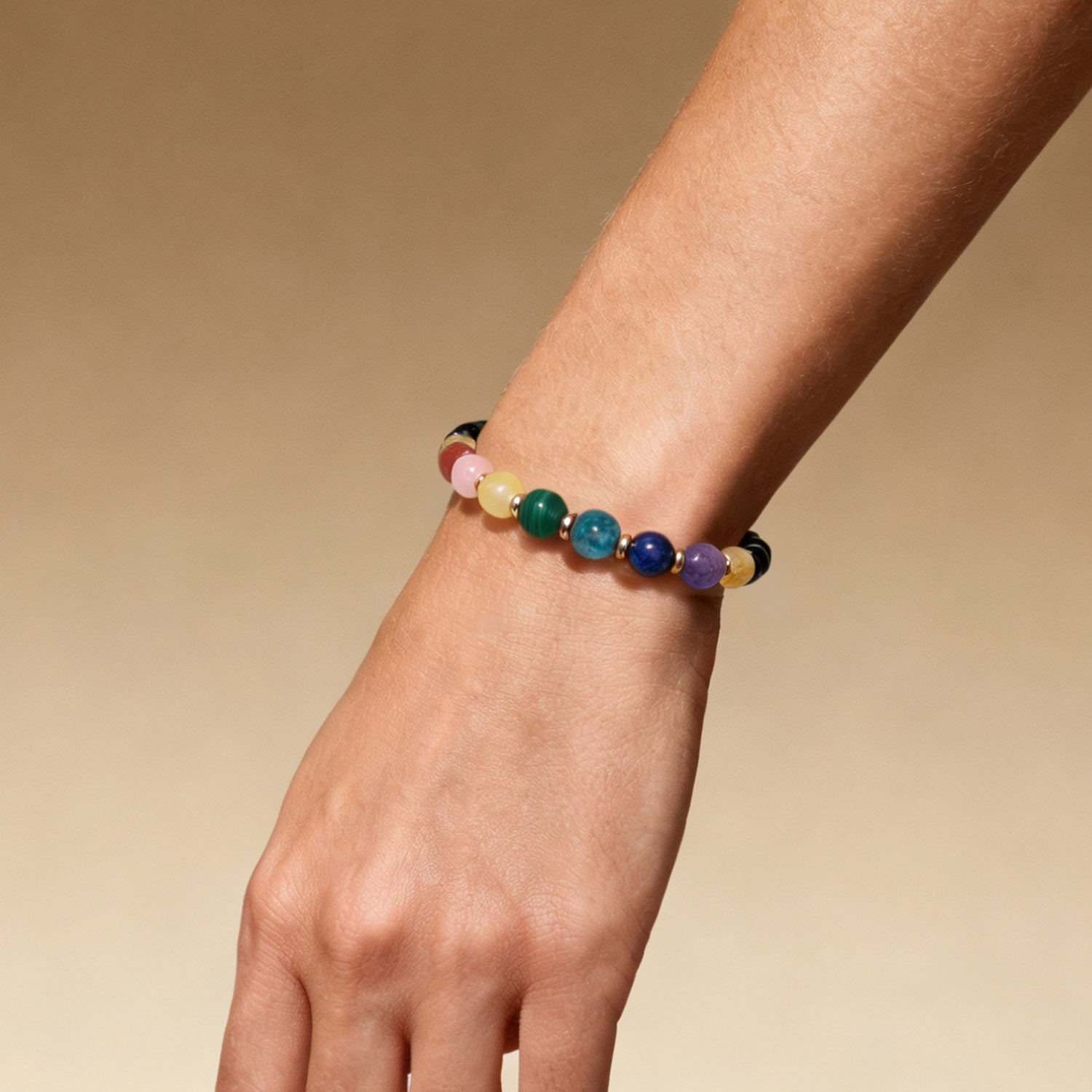 Multi-Gemstone Energy Crystal Bracelet AmeshaStore
