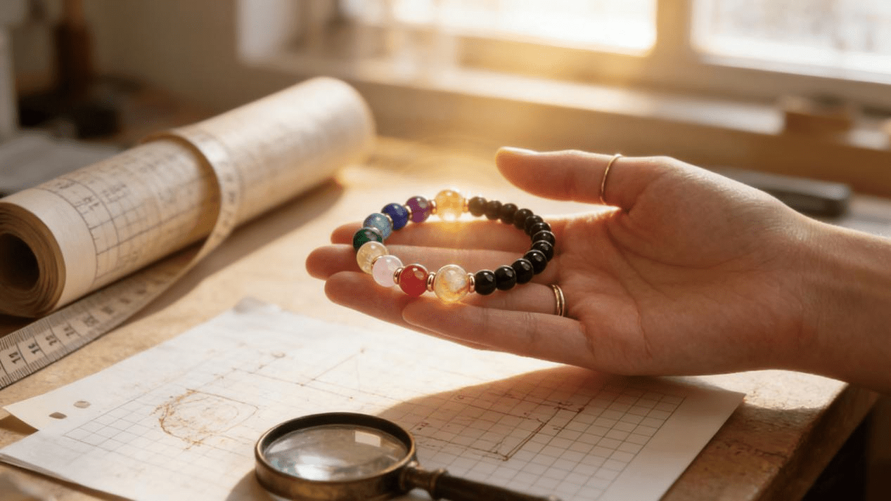 Crystal bracelet and law of attraction guide