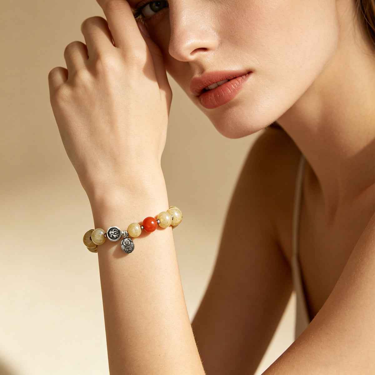 Wealth & Luck - Golden Rutilated Quartz Bracelet