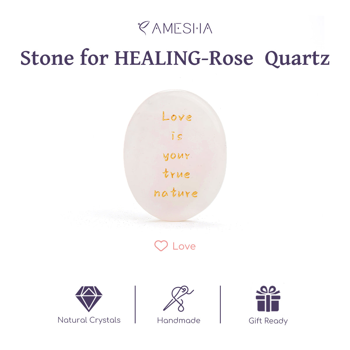 Stone for HEALING-Rose  Quartz