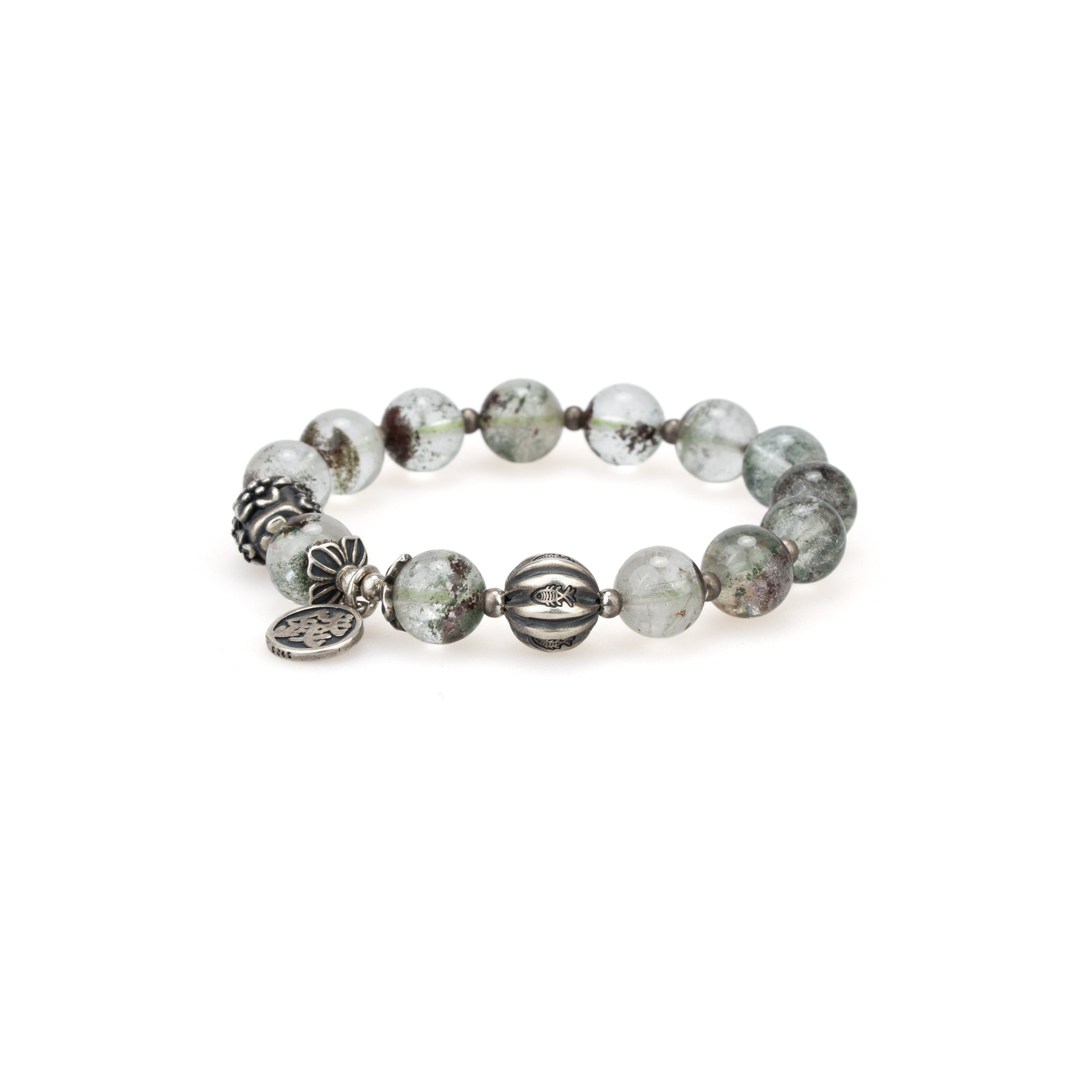 Career Boost・Green Phantom Silver Bracelet