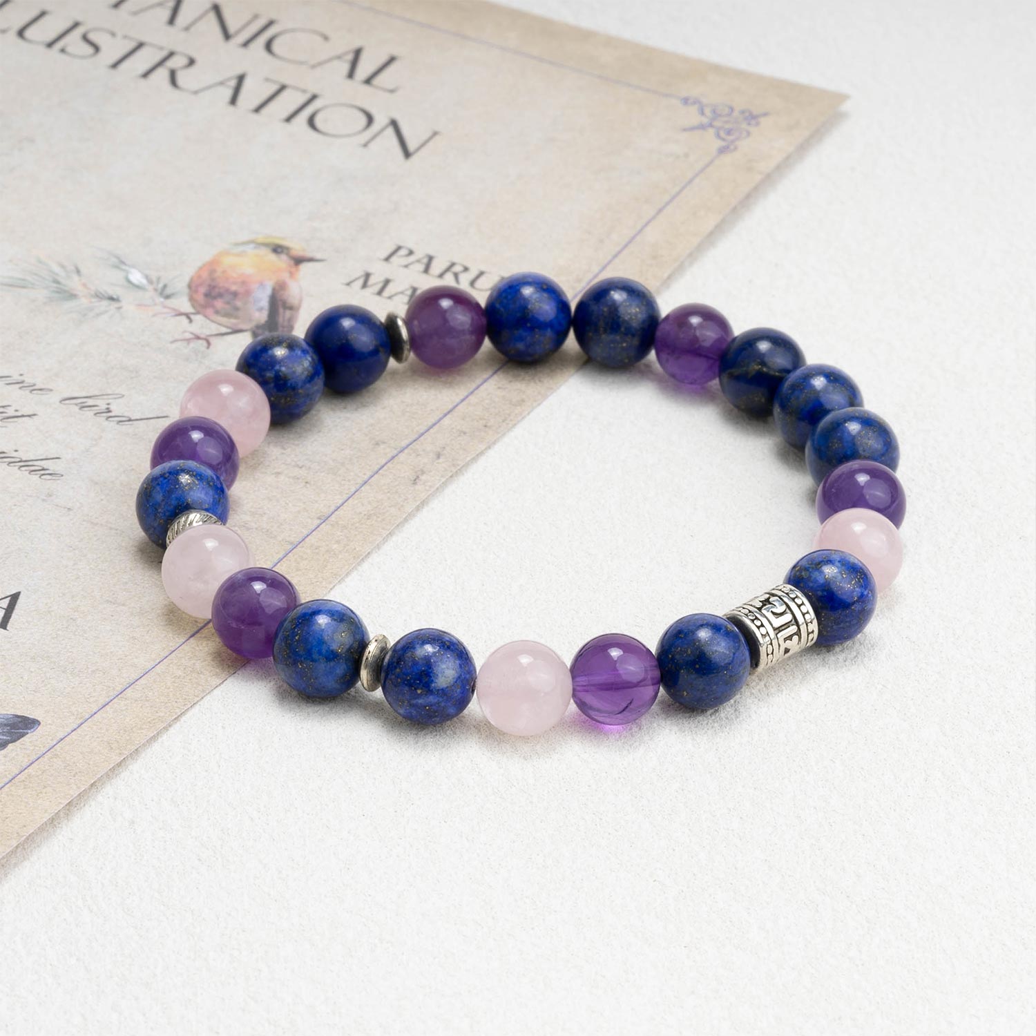 Ajna Chakra Clarity Crystal Bracelet AmeshaStore